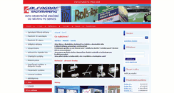 Desktop Screenshot of alfagraf.cz
